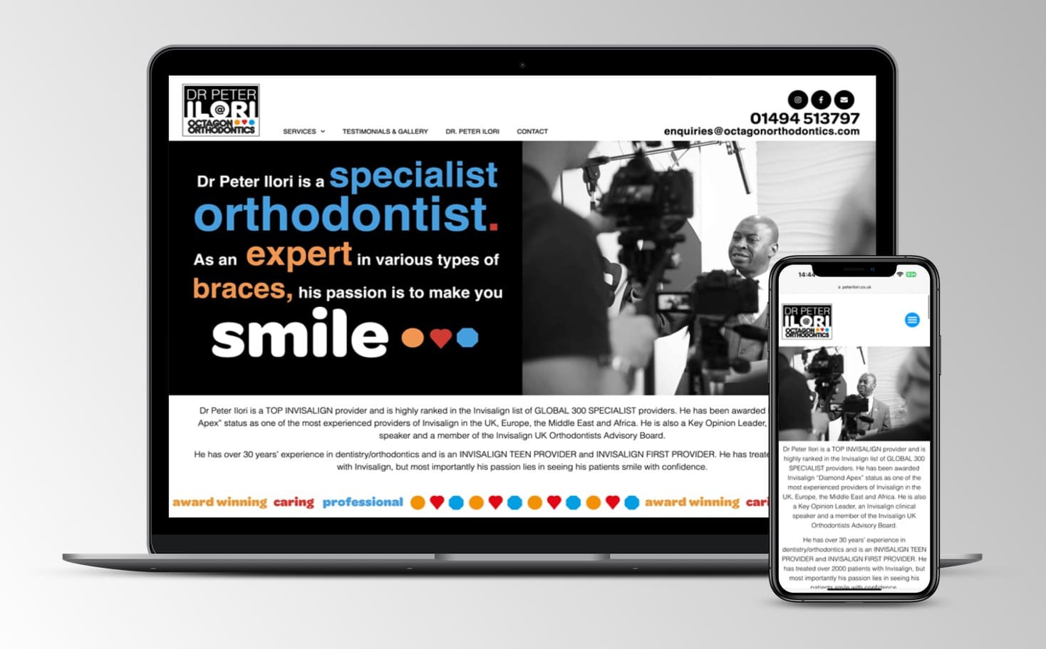 Peter ilori website mockup high res