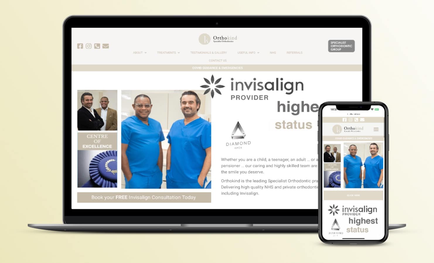 orthokind website mockup high res